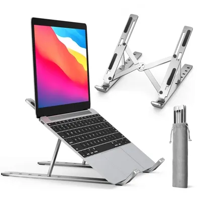 Portable Laptop Stand Aluminium Notebook Stand Foldable Laptop Stands Adjustable PC Holder Laptops