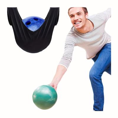 TEMU Microfiber Bowling Ball Cleaner Bag, 1pc Soft Polishing Cloth Pouch For Bowling Ball Care And Maintenance