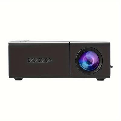 TEMU Portable Mini Projector, 1080p Full Hd Horizontal Correction, 120 Inch Display And Television Projector Compatible With Phone/computer/usb For Home Office Outdoor