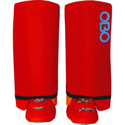 OBO Slippa Indoor Field Hockey Leg Guard Cover Red