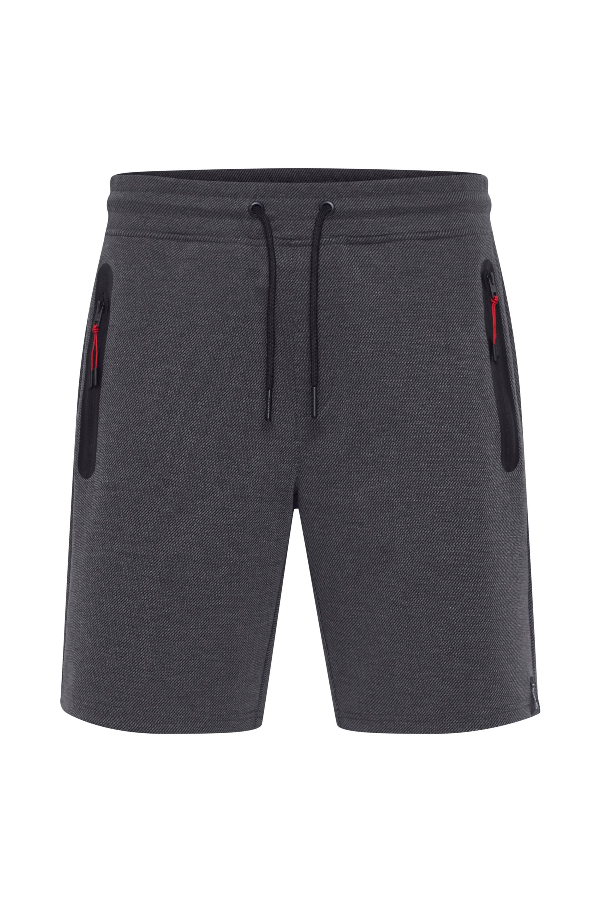 Shorts SOLID "Shorts SDVinnie", Herren, Gr. M, N-Gr, grau (dunkelgrau melange), Obermaterial: 78% Polyester PES. 18% Viskose CV. 4% Elasthan EL., Hosen Shorts