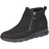 Schlupfboots WALDLÄUFER "H-BRUNI", Damen, Gr. 5 (38), schwarz, Nubukleder, unifarben, klassisch, Schuhe, Winterboots, Stiefelette, Bequemschuh in Komfortweite G (= weit)