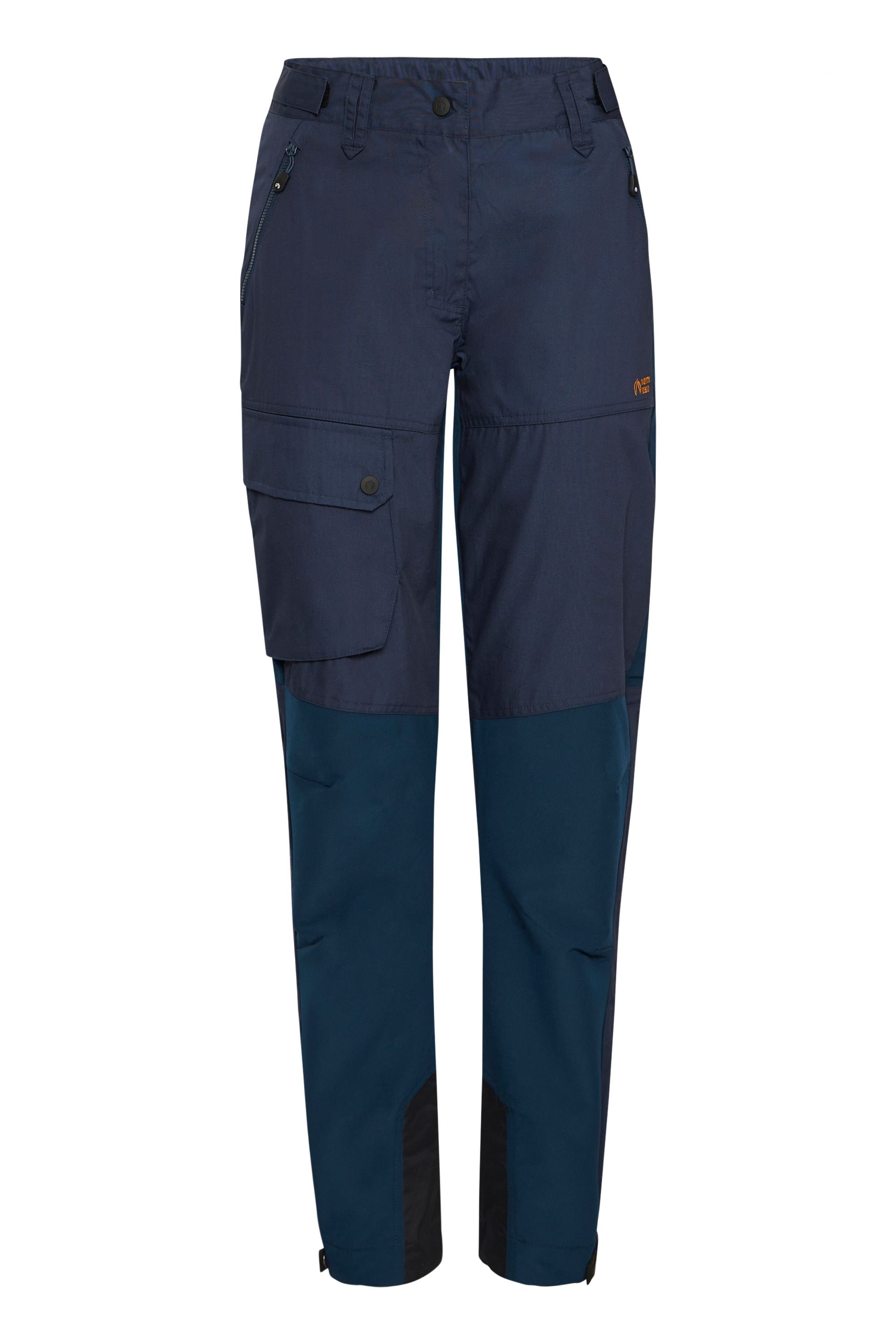 Trekkingshorts NORTH BEND "Trekkingshorts NBHolly W", Damen, Gr. 40, N-Gr, blau (navy blazer), Obermaterial: 93% Polyester PES. 7% Elasthan EL., regular fit normal, Hosen Image