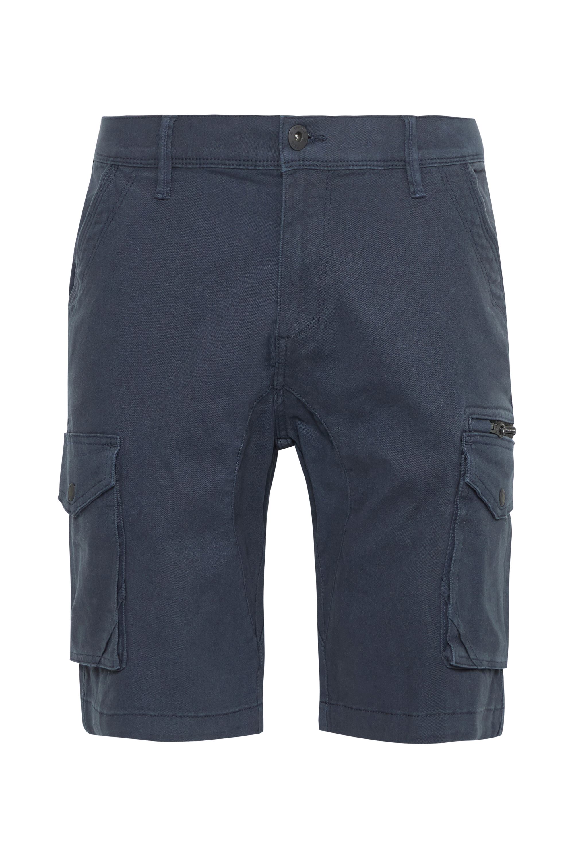 Cargoshorts INDICODE "Cargoshorts IDRonjo", Herren, Gr. S, N-Gr, blau (navy), Obermaterial: 98% Baumwolle CO. 2% Elasthan EL., Hosen Image