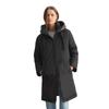 Wintermantel MARC O'POLO "aus recyceltem Polyester-Twill", Damen, Gr. 38, schwarz, Obermaterial: 100% Polyester; Füllung: 70% Daune, 30% Feder; Futter: 100% Polyamid, unifarben, casual, regular fit, Langarm, Mäntel