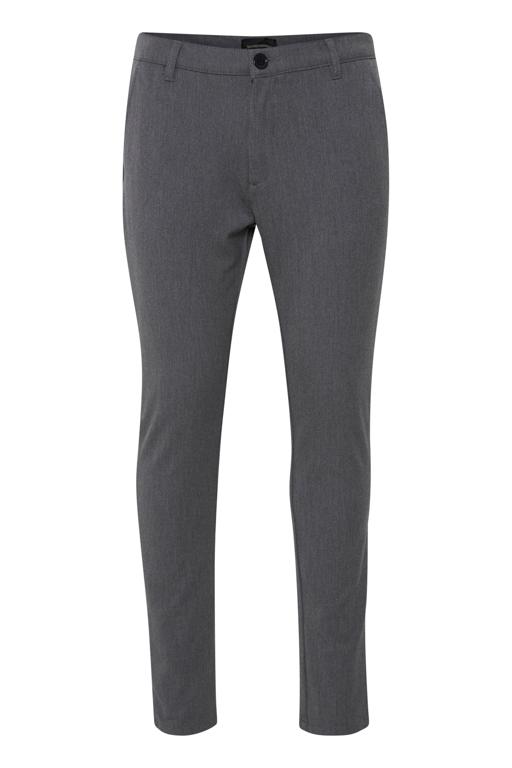 Stoffhose SOLID "Stoffhose SDFrederic", Herren, Gr. 29, Länge 30, grau (med grau m), Obermaterial: 62% Polyester PES. 33% Viskose CV. 5% Elasthan EL., Hosen Stoffhose