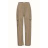 Stoffhose ICHI ""Stoffhose IHKecia"", Damen, Gr. 42, N-Gr, grün (khaki as cut), Obermaterial: 100% Polyester PES., casual, regular fit normal, Hosen