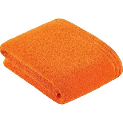 Badetuch VOSSEN "Calypso Feeling", orange, B:100cm L:150cm, Walkfrottee, Obermaterial: 100% Baumwolle, Handtücher (Packu