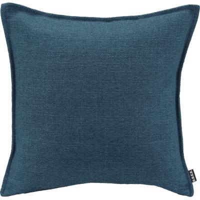 Dekokissen H.O.C.K. "Mali", blau (petrol, unifarben), B:45cm H:10cm L:45cm, Polyester, Dekokissen_Sitzkissen_Kissenhüllen, einfarbig, Kissenhülle mit Füllung, 1 Stück Image