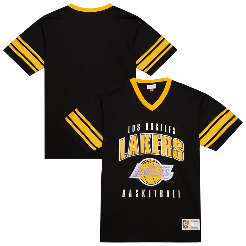 NBA-Retro-T-Shirt mit V-Ausschnitt von Mitchell & Ness – Herren
