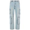 Bequeme Jeans 2Y STUDIOS "2Y Studios 2Y Aidan Cargo Baggy Jeans", Herren, Gr. 31, Normalgrößen, blau (sand blau), 100% Baumwolle, unifarben, casual, normal, Jeans