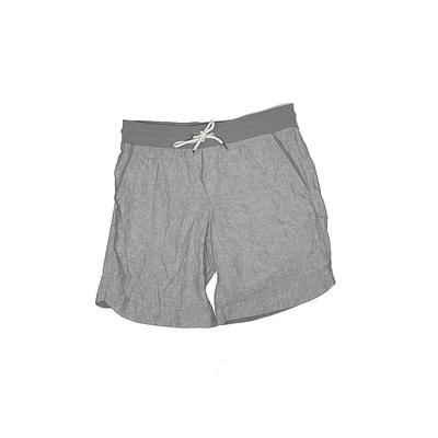 Athleta Athletic Shorts: Gray Solid Activewear - Women's Size 4