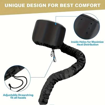 TEMU Hair Dryer Cap, Hair Dryer Cap, Hair Dryer Cap, Heating Cap, Hair Dryer Cap, Warm Air Cap, Image