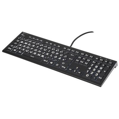 Logickeyboard Astra 2 Large Print PC DE