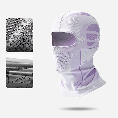 Halswärmer Bandana Sport Schal Gesichtsmaske Patchwork Winddicht Warm Weich Bequem Fahhrad / Radsport Dunkelmarine Purpur SchwarzGrau für Herren Damen Erwachsene Reisen Bergsteigen Freizeitradfahren Image