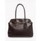 Vintage-Einkaufstasche aus Kunstleder mit goldenem Akzentriemen – elegante Handtasche für Damen, perfekt für die Arbeit und Freizeitausflüge