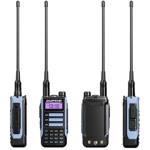 1 pz walkie-talkie tri band professionale da caccia prosciutto impermeabile a lungo raggio tipo-c caricabatterie vhf uhf radio portatile bidirezionale