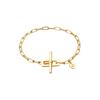 Elli PREMIUM Gliederkette Flach T- Bar Verschluss 925 Silber 18 Damen