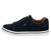 Sneaker LICO "Freizeitschuh Jimdo Slipper", Gr. 42, blau, Veloursleder, Schuhe