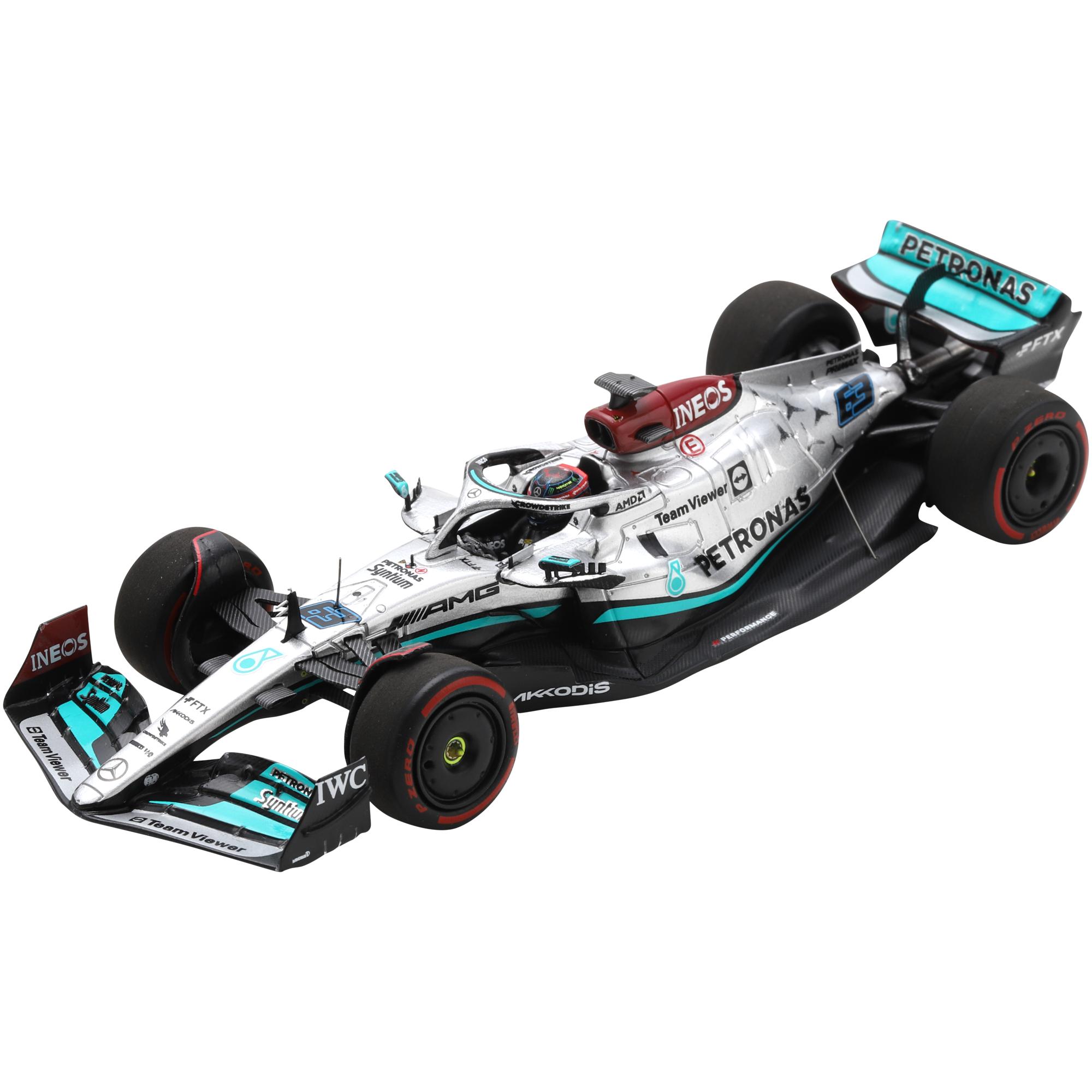 Mercedes AMG Petronas F1 Nr. 63 W13 E Performance 4. Platz Bahrain GP - George Russell 1:43 Modell Image