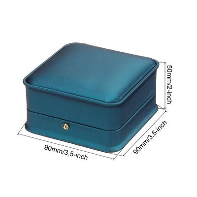 2pcs PU Leather Bracelet Boxes Classic Bangle Box Jewelry Gift Storage