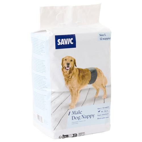 Savic Windeln für Rüden Gr. L: 53-76cm, 24 Stück Hund