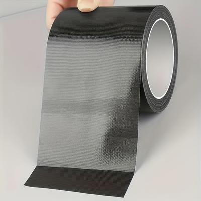 TEMU Universal Black Pvc Leather Repair Tape For Car Maintenance, Tent, Bike , Leather Seats, Sofas, Car Cushions, Motorcycle Pads - Home & Commercial Use Image