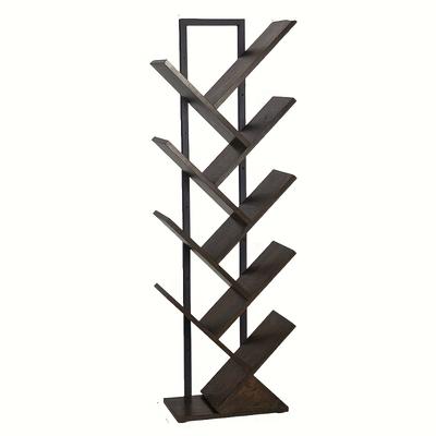 TEMU 8- - Freestanding Wooden For Cds & Books, For , , Or , Standing