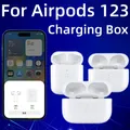 Casella di ricarica wireless di ricambio per AirPods Pro 2 Custodia per caricatore auricolare Bluetooth per AirPods1 2 3 3 ° Generazione Sincronizzazione dell'accoppiamento Display di Tesi di ricarica