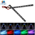 2 pezzi P21W BA15S BAY15D bianco/rosso ambra 48 SMD LED Switchback DRL indicatori di direzione posteriori anteriori per moto Harley Davidson