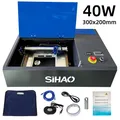 VEVOR La più recente macchina laser CO2 40W 300x200mm Macchina per incisione laser Incisore laser W Strumenti USB Opere d'arte Lavorazione del legno Fresatura