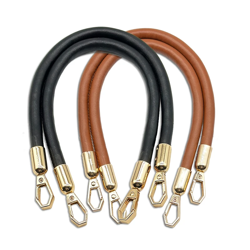 Borsa a tracolla intrecciata in pelle PU da 30 cm Borsa a tracolla Manici corti Maniglia per borsa di ricambio fai-da-te per accessori per cintura
