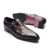 Rom Stil männer Sandalen Echtes Kuh Leder Sommer Schnalle Aushöhlen Casual Business Hochzeit Kleid Schuhe Männer Offene Schuhe