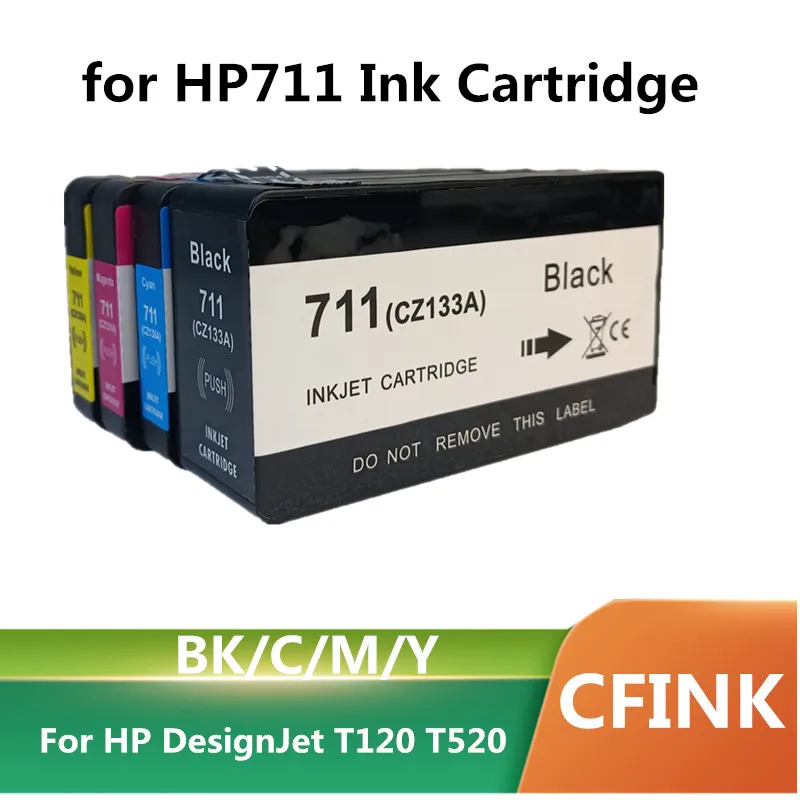 Kompatibel für HP 711xl 711 für HP711 Tinten patrone für HP Design jet T120 T125 T130 T520 T525 T530 Drucker Image