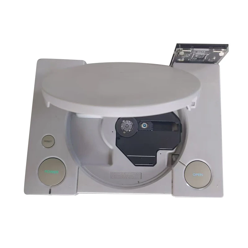 Dual Function ps1 game console with ps io installed And The disc reading can be work