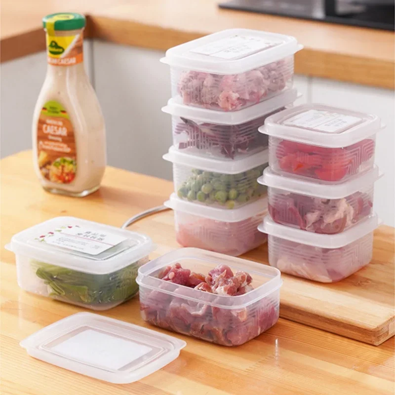 Réfrigérateur boîtes de stockage des aliments viande congelée boîtes de conservation des fruits portables conteneur de stockage des aliments sous-emballés outils de cuisine