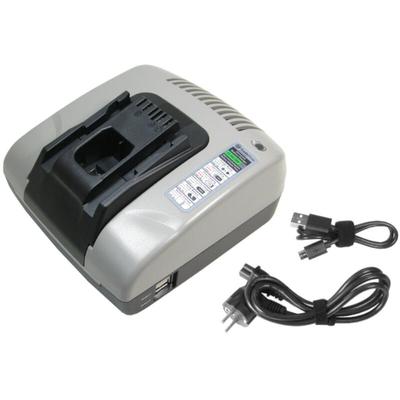 Trade-shop - Universal Ni-MH Ni-Cd Li-Ion Akku Ladegerät 21,6V-36V Ladestation Schnellladegerät für Image
