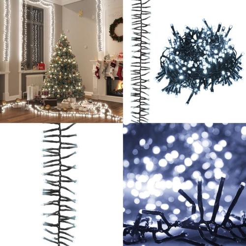 LED-Lichterkette mit 2000 LEDs Kaltweiß 17 m pvc - LED-Lichterkette - led Lichterkette - Home &