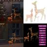 LED-Rentier-Familie Weihnachtsdeko Acryl 160 led Bunt - Rentier-Familie - Rentier-Familien - Home &