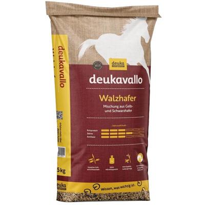 Deuka - vallo Walzhafer 25 kg Pferdefutter Gelbhafer Schwarzhafer