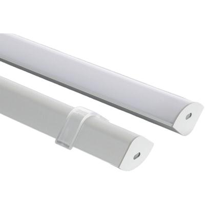 Efectoled - Aluminiumprofil Ecken mit Runder Durchgehender Abdeckung für LED-Streifen bis 20mm Image