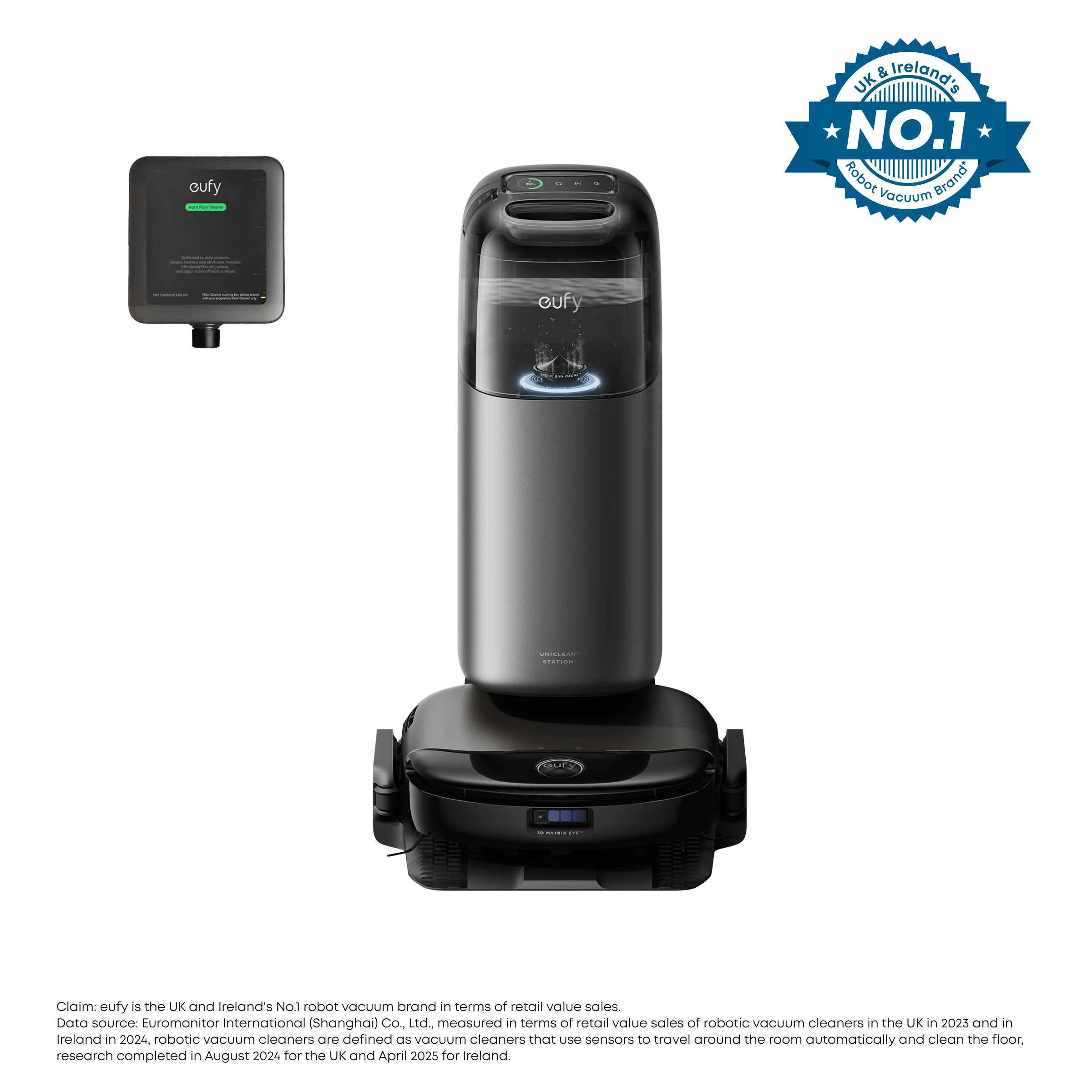 eufy Robot Vacuum Omni S1 Pro + Cleaning Solution