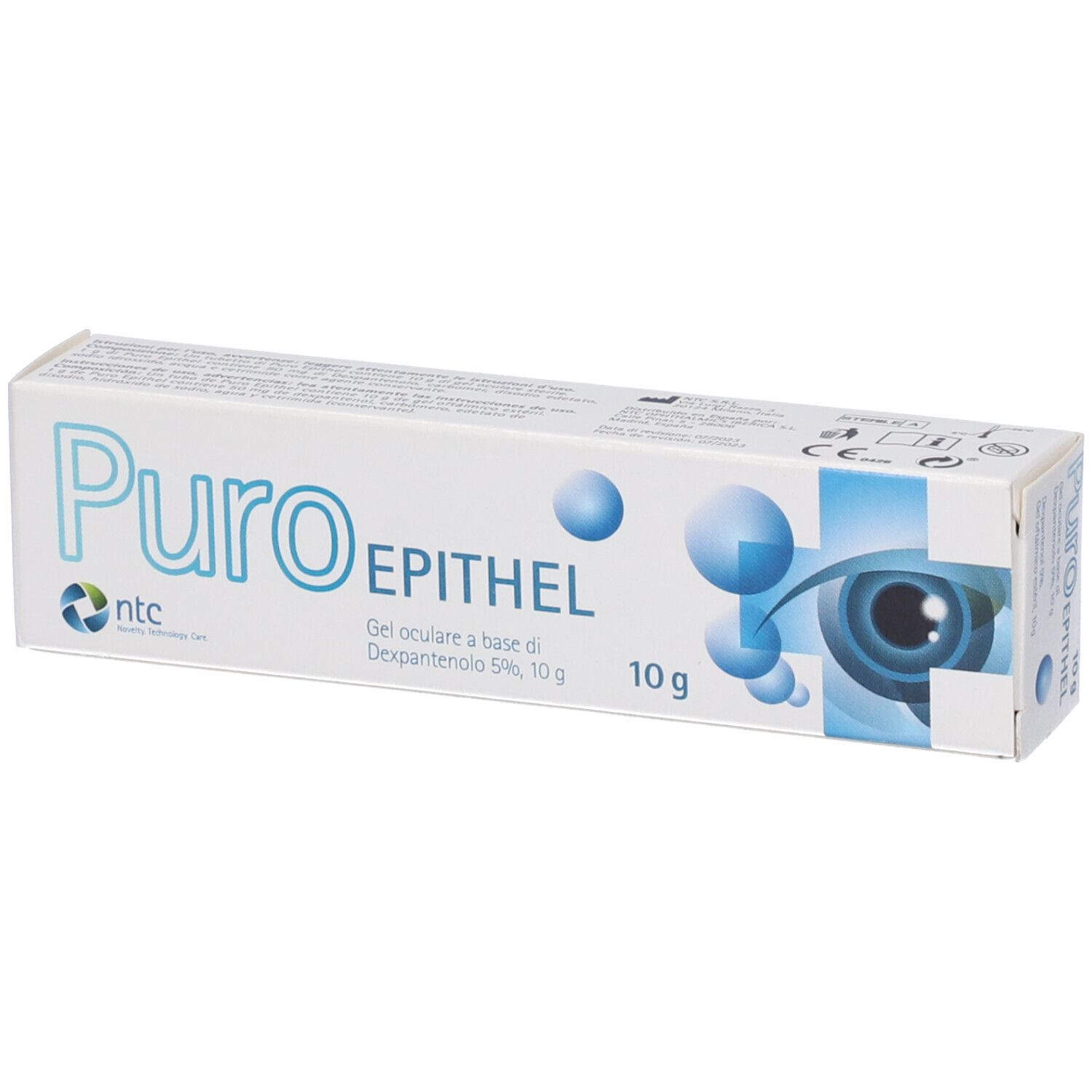 Gel Oftalmico Con Dexpantenol 5% Puro Epithel 10 G g