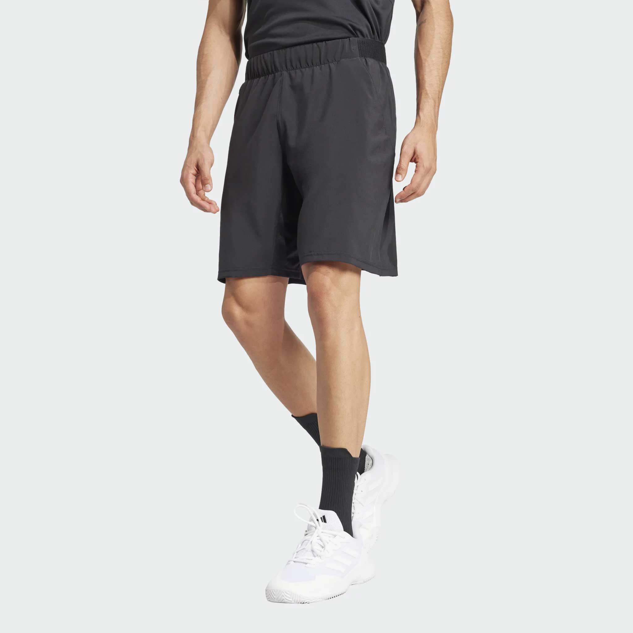 adidas Club Stretch Woven 7" Shorts 2025 Men's Tennis Apparel Black