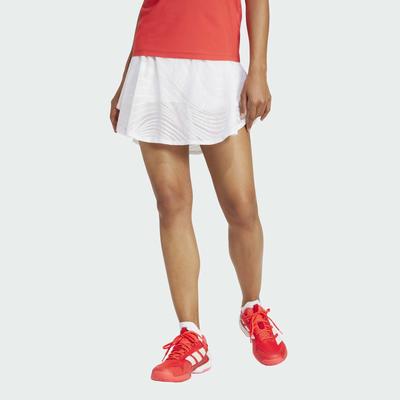 adidas Wow Skirt Pro Australian Open 2025 Women's Tennis Apparel White