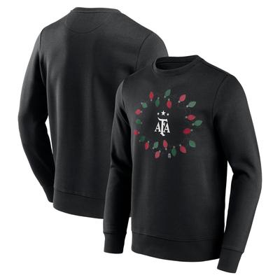 Argentinien Weihnachten 2024 Grafik-Jugend-Rundhals-Sweatshirt – Schwarz – Jugendliche Image