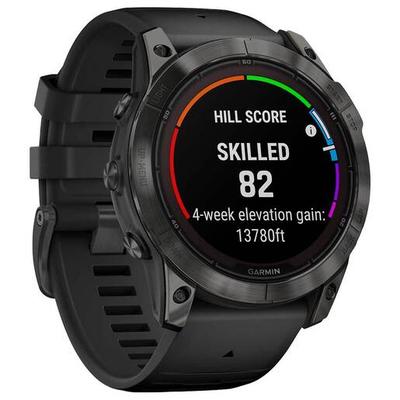 Garmin Fenix 7X Pro GPS Smartwatch - Carbon Gray DLC Titanium with Black 51mm