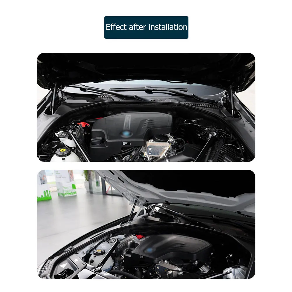 Motorhaube Motorhaube Gas feder strebe Auto Motorhaube Motorhaube Hub Unterstützung vorne Motorhaube Dämpfer für BMW 5er F10 F11 F18 2015-2017 Image