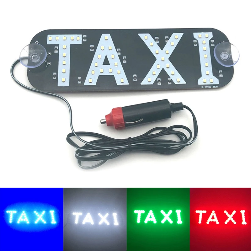 Taxi-Schild, LED-Anzeigeleuchte, Panel-Schild, Warnleuchte, 2-farbiges Panel-Schild, Warnleuchte mit Saugleuchte, Signalleuchte Image