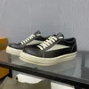Ricks Outdoor Luxus Schwarz Echtes Rindsleder Low Top Owens Herrenschuh Schnürsneaker Mode Lässig Owens Design Stiefel & Schuhe